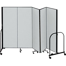 Screenflex® 6H Grey Portable Room Dividers