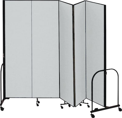 Screenflex® 74H Grey Portable Room Divider