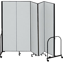 Screenflex® 74H Grey Portable Room Divider