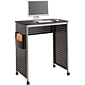 Safco Scoot Stand-Up Workstation, Black/Silver, 41 3/4"H x 38 1/2"W x 23 1/4"D
