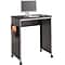 Safco Scoot Stand-Up Workstation, Black/Silver, 41 3/4H x 38 1/2W x 23 1/4D