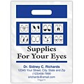 Medical Arts Press® Eye Care Personalized Large 2-Color Supply Bags; Supplies For Your Eyes