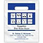 Medical Arts Press® Eye Care Personalized Small 2-Color Supply Bags; 7-1/2x9"Supplies For Your Eyes, 100 Bags, (53174)