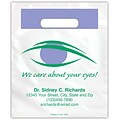 Medical Arts Press® Eye Care Personalized Small 2-Color Supply Bags; We Care About Your Eyes