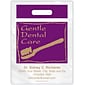 Medical Arts Press® Dental Personalized Large 2-Color Supply Bags; 9 x 13", Gentle Dental Care, 100 Bags, (55685)