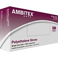 Ambitex® Poly Food Service Gloves, Extra-Large, 10,000/CT