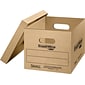 Bankers Box® SmoothMove™ Tape Free Classic Moving Boxes with Lift-Off Lid, Small (15"x 12"x 10"), 5/Bd (7714212)