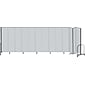 Screenflex® 13-Panel FREEstanding™ Portable Room Dividers; 8'H x 24'1"L, Grey
