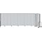 Screenflex® 13-Panel FREEstanding™ Portable Room Dividers; 8H x 241L, Grey