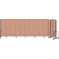 Screenflex® 13-Panel FREEstanding™ Portable Room Dividers; 8H x 241L, Oatmeal