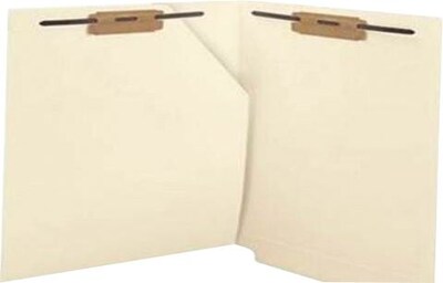 Medical Arts Press® End-Tab Folders with Full-Corner Pockets, Fasteners, 50/Box