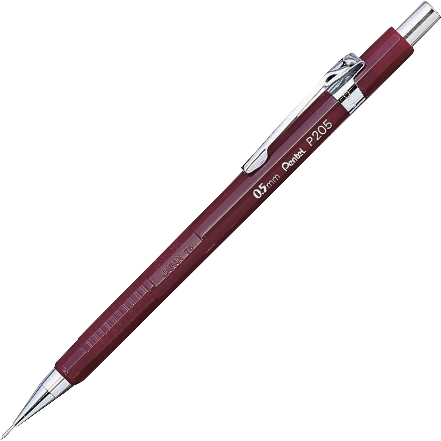 Pentel Mechanical Pencil, 0.5mm, #2 Medium Lead (P205B)