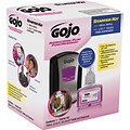 Gojo LTX-7 Antibacterial Foam Handwash Kit, 700mL, Touch-Free, Chrome/Black