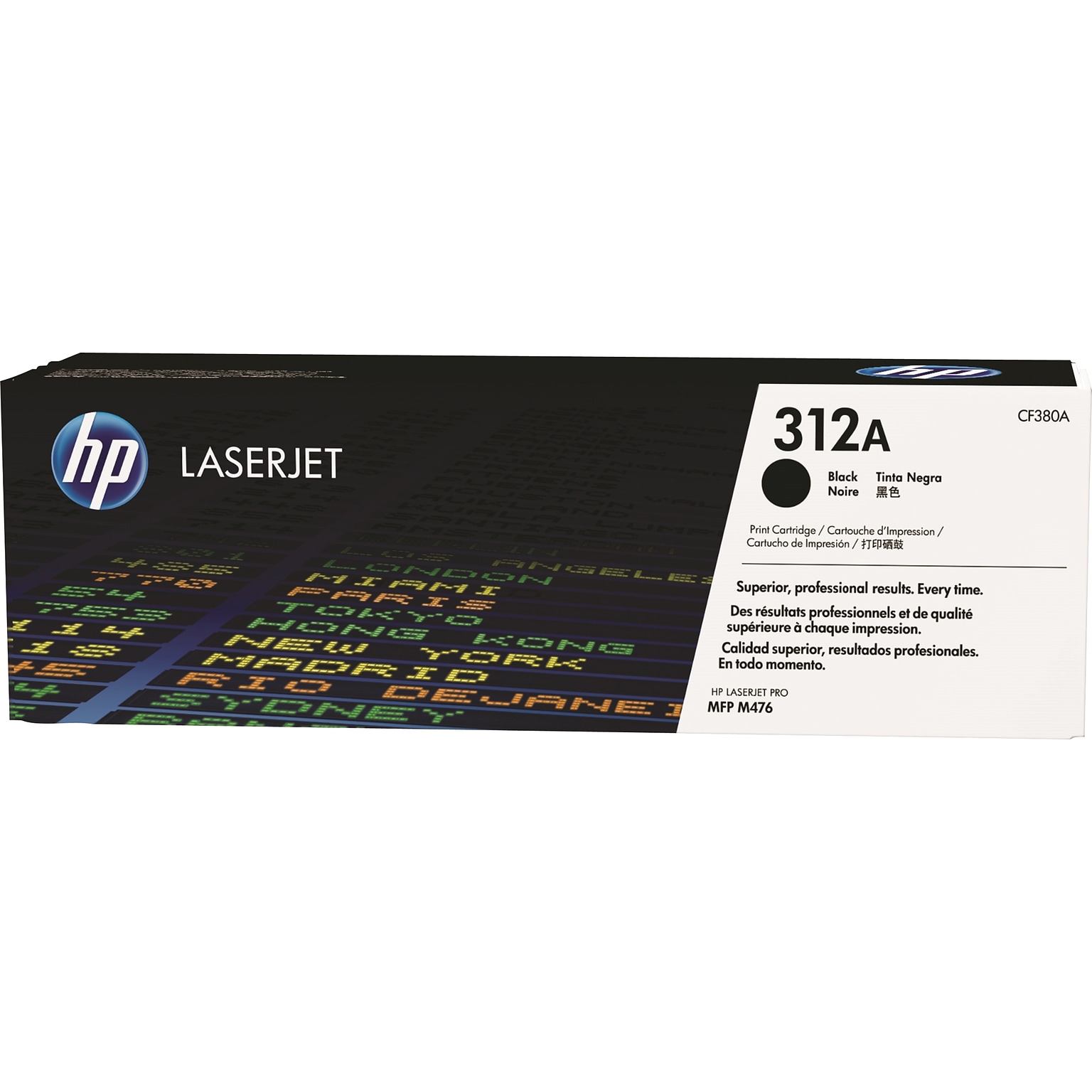 HP 312A Black Standard Yield Toner Cartridge   (CF380A)