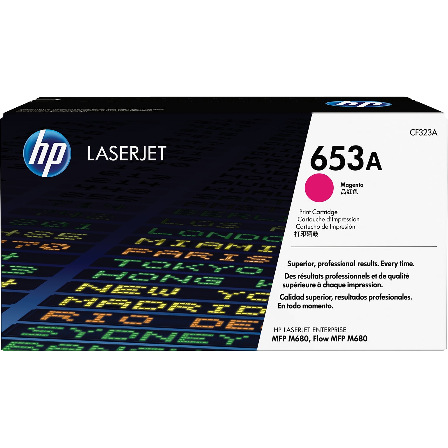 HP 653A Magenta Standard Yield Toner Cartridge (CF323A)