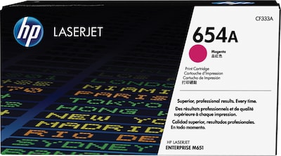 HP 654A Magenta Standard Yield Toner Cartridge (CF333A)