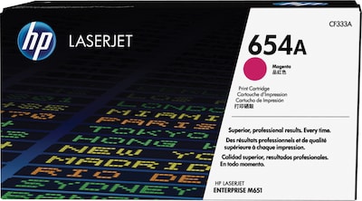 HP 654A Magenta Standard Yield Toner Cartridge  (CF333A)