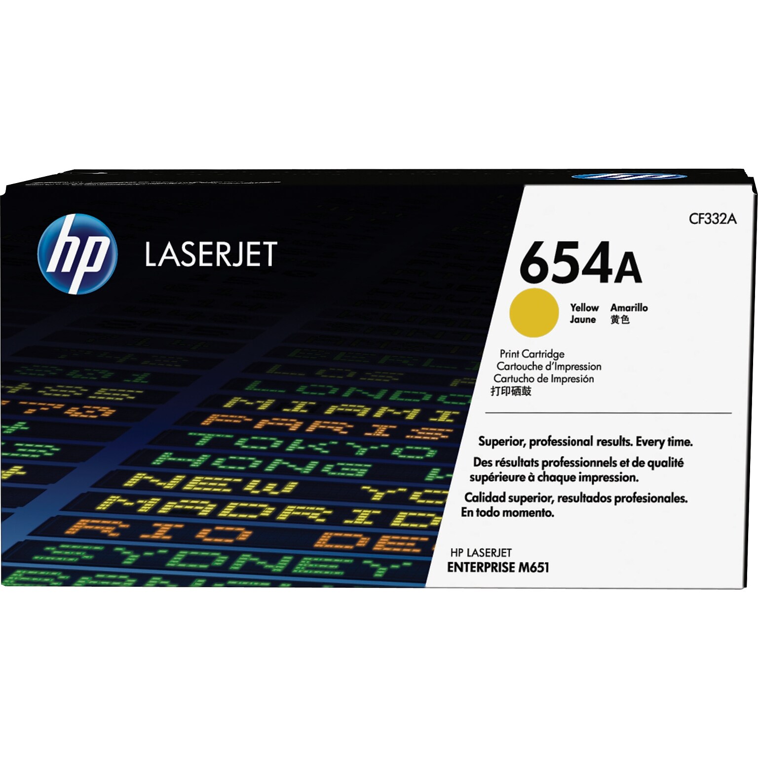 HP CF332A Yellow Toner Cartridge,  Standard Yield