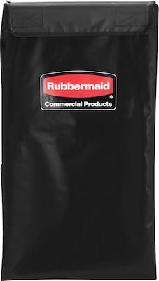 Rubbermaid Collapsible X-Cart Replacement Bag, Black (1881782)
