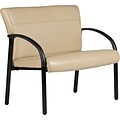 La-Z-Boy Gratzi Reception Series Bariatric Guest Chair; With Arms, Taupe Vinyl