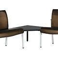 La-Z-Boy Gratzi Reception Series Corner Ganging Table, Black, 16-1/2Hx30Wx30D