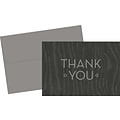 Great Papers Grey Woodgrain Thank You Cards, 20/Pack (2013323PK2)