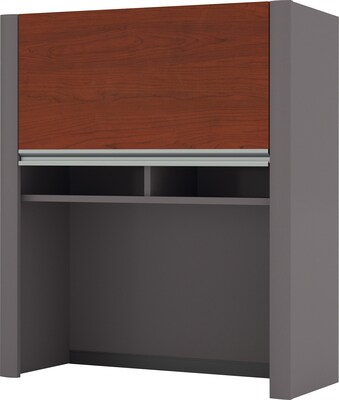 Bestar® Connexion Collection in Bordeaux and Slate; Hutch for Lateral File