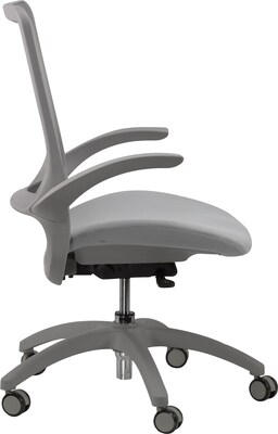 Raynor Hawk MF22 Task Chair, Mesh/Fabric, Gray, Seat: 19 3/10W x 18 1/2D, Back: 17 3/10W x 20 9/1