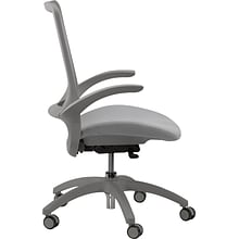 Raynor Hawk MF22 Task Chair, Mesh/Fabric, Gray, Seat: 19 3/10W x 18 1/2D, Back: 17 3/10W x 20 9/1