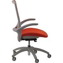 Raynor Eurotech Hawk MF22 Task Chair, Mesh Back w/ Fabric Seat, Orange, Seat: 19 3/10W x 18 1/2D,