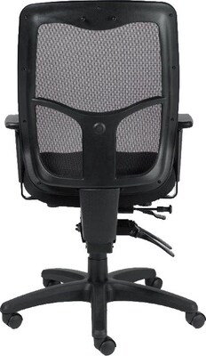 Raynor Eurotech Apollo Mesh High-Back Task Chair, Black, Adjustable Arms (MFHB9SL)