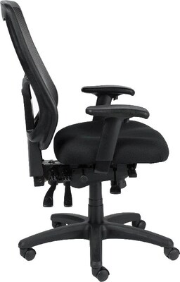 Raynor Eurotech Apollo Mesh High-Back Task Chair, Black, Adjustable Arms (MFHB9SL)