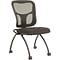 Raynor Eurotech Fabric Seat Flip Nesting Chair, Black, 2/Carton