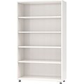 Safco e5™ Bookcase, White, 5-Shelf, 62H
