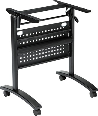 Alera™ Valencia Series Rectangular Table Base, For All 36 and 48 Tops, Black