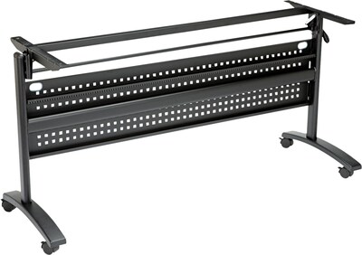 Alera™ Valencia Series Rectangular Table Base, For All 60 and 72 Tops, Black
