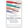 Medical Arts Press® Full-Color Dental Appointment Cards; Brushes