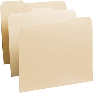 Pendaflex Divide It Up File Folders 10770 24/Pack Letter Size Manila 