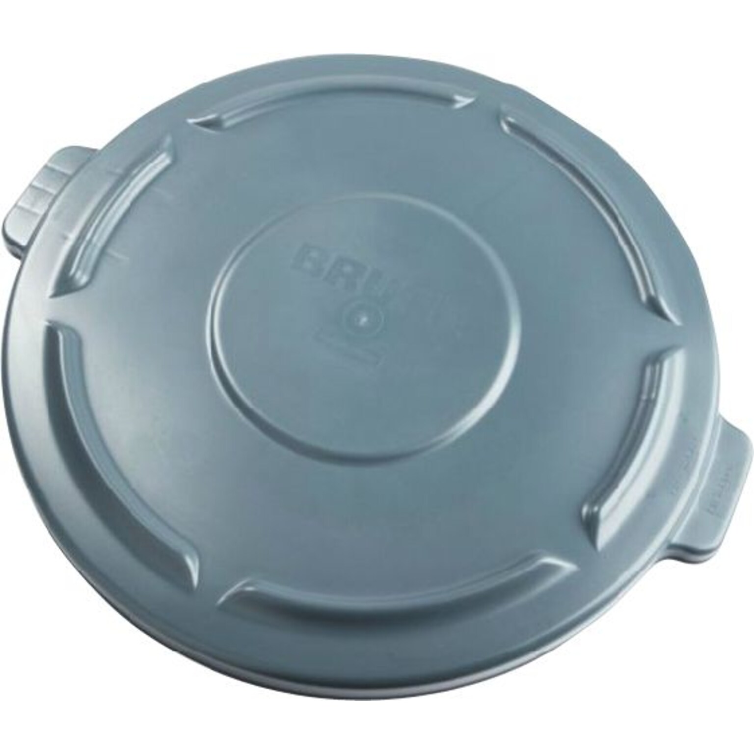 Rubbermaid Brute Plastic Lid, Gray, 20 gal. (FG261960 GRAY)