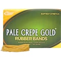 Alliance® Pale Crepe Gold 19 Rubber Band, 3-1/2 x 1/16, 1890/Box
