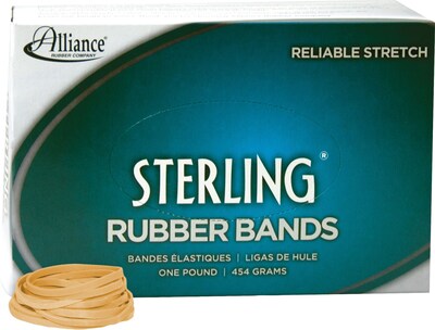 Alliance® Sterling® #31 (2-1/2 x 1/8) Rubber Bands; 1 lb. Box