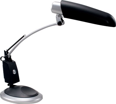 Ledu Full-Spectrum Fluorescent Desk Lamp, Black, 24H