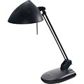 Ledu 3-Level Halogen Desk Lamp, Matte Black, 20 1/4H