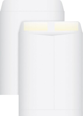 Quill Brand® 28lb. Gummed White Catalog Envelopes; 9x12, 250/Box