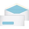 Quill Brand Gummed Security Tinted #10 Window Envelope, 4 1/8 x 9 1/2, White, 500/Box (69667 / 706