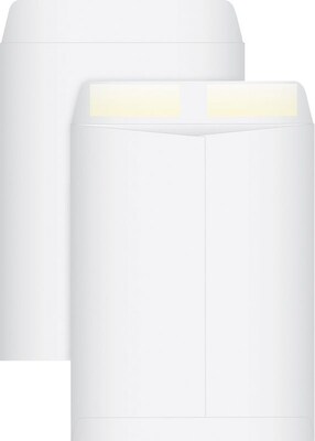 Quill Brand® 24lb. Gummed Catalog Envelopes; White, 6-1/2x9-1/2, 500/Box
