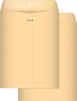 Quill Brand® 100/Box Clasp Catalog Envelope, 9" x 12", Manila (CL912)