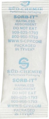 Silica Gel Packet, 7/8 x 1 1/2, 5000/Case