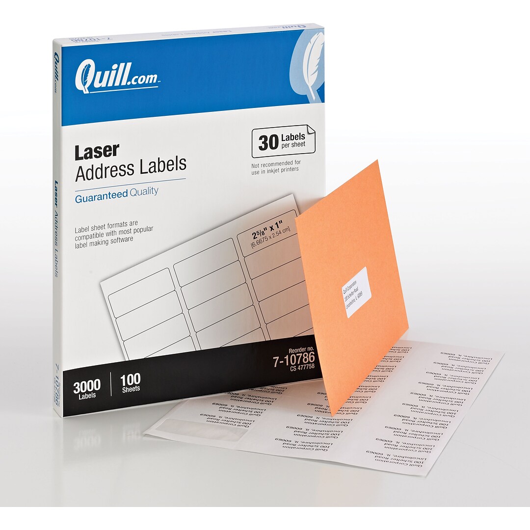 Quill Com Label Template