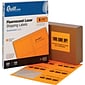 Quill Brand® Laser Shipping Labels, 3-1/3" x 4", Fluorescent Orange, 600 Labels (710441)
